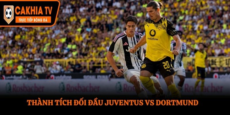 Soi kèo Juventus vs Dortmund - phân tích kết quả đối đầu